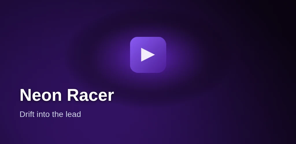 Neon Racer feature graphic