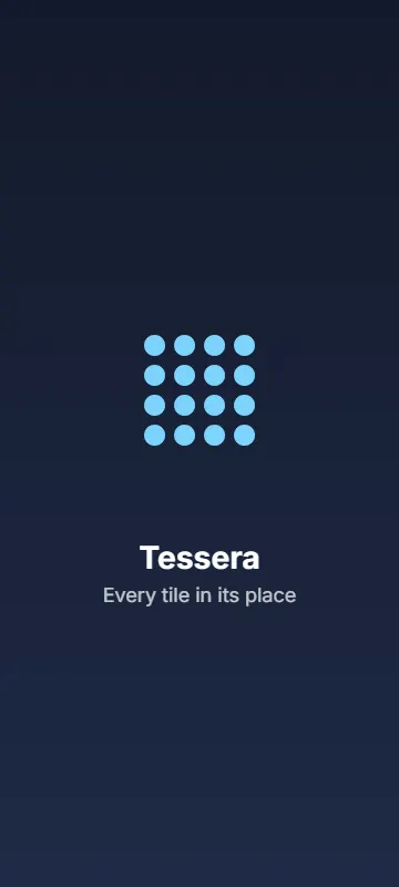 Lattice Dissolve splash screen animation example